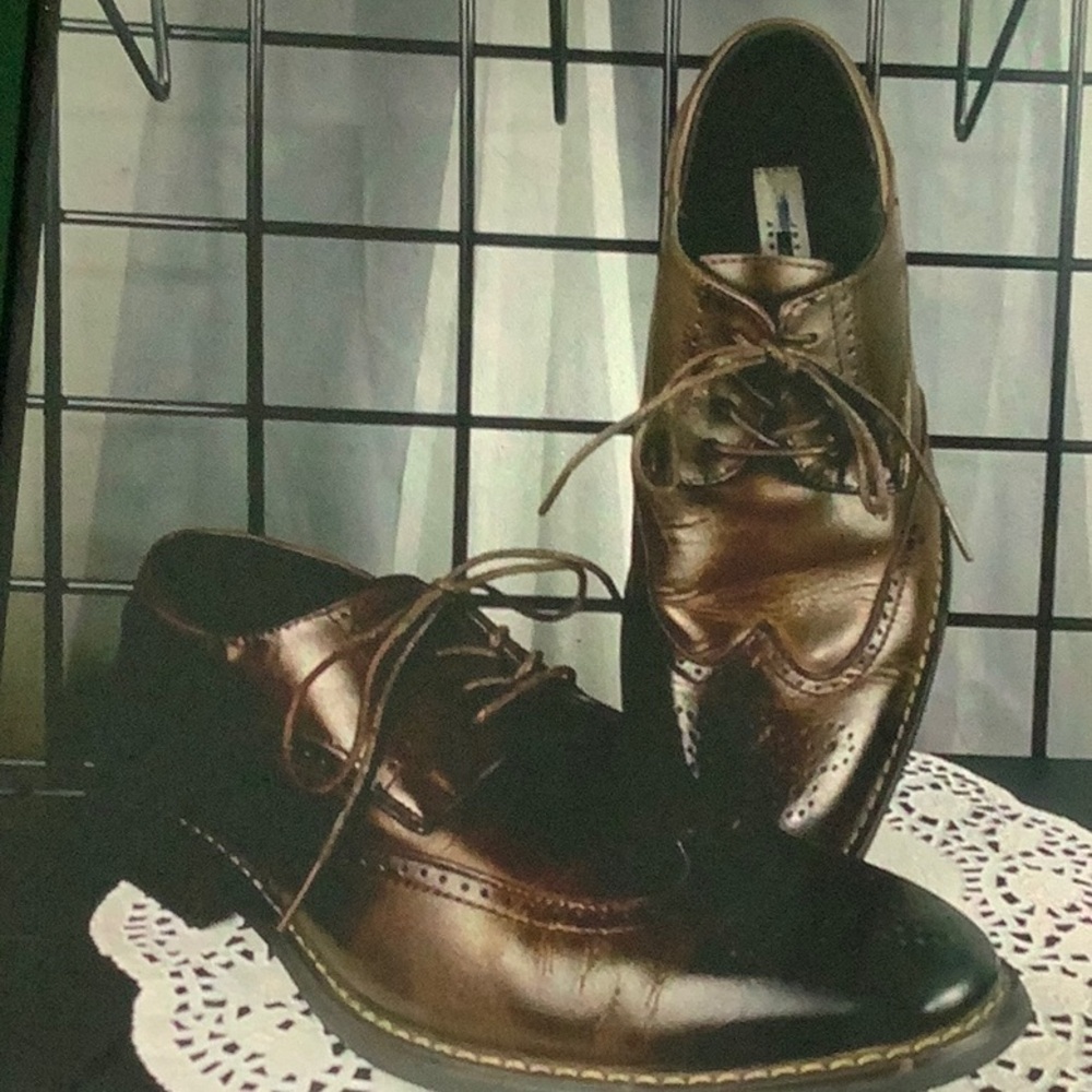Men's Brown Leather Dress Shoes